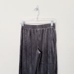 Soma [] Galaxy Gray Velvety Rib Wide Leg Pants NWT Lounge Comfortable Sleep Sz XS Photo 7