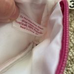 Clinique Lulu dK for  Floral Small Pouch Zipper Bag Flowers Pink Red White EUC Photo 8