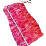superdown x Draya Michele Ivanna Ruched Strapless Mini Dress Pink Tie Dye Large Photo 10