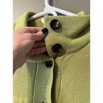 Chico's  Sweater Women Size 0 Green Cardigan Chunky Knit Modern Designer‎ Photo 3