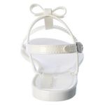 Stuart Weitzman 💕💕 Mellie Bow Jelly Sandal ~ White 7 New Without Box Photo 5