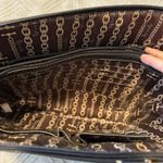 Vintage Tignanello Handbag‎ Black Genuine Leather Purse Tote Photo 9