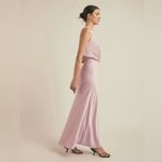 NEW Favorite Daughter Nita Sleeveless Satin Maxi Dress Pastel Lavender Pink Size 6 Photo 1