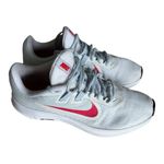 Nike  Downshifter 9 White and Red Women Sneakers Size 7 Photo 2