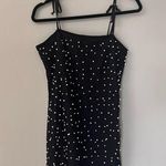 Forever 21  Black Sleeveless Dress with Faux Pearls NWT Photo 0