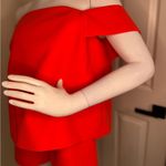 C/MEO COLLECTIVE  Orange Off-Shoulder Romper. #159 Photo 3