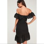 Lulus ✨Amberly Black Eyelet Lace Off-the-Shoulder Dress✨ Photo 2