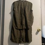 BCBGMAXAZRIA Green Tank Top Sleeveless Shirt Photo 3