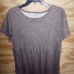 Crazy Train 2/$15 Women's  Babydoll Top Large Animal Print Photo 0