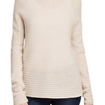 360 Cashmere  Audra Graduating
Stripe Texture Funnel Neck Sweater‎ size xs Photo 0