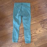 Gap  Skinny Ankle Twill Casual Pants Size 6 Army Green Business Casual Photo 5