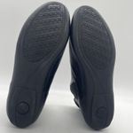 Johnston & Murphy  Womens 8 Booties Black Leather Flat Sole Slip On Soft Chelsea Photo 5