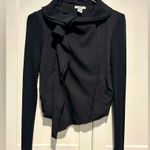 Bar III NWOT  Asymmetrical Moto Cropped Zip Up Photo 0