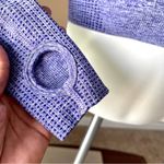 Purple Jacquard Seamless Cropped Long Photo 2