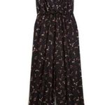 Kaileigh Boutique  Black Floral Wide Leg Jumpsuit XS Photo 0