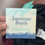 Maurice's NWT American Beach X One Piece Shirred Front Swim in Plum Size Medium Photo 7