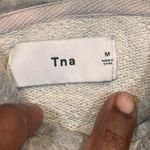 Aritzia TNA Medium Tie Dye Hoodie Cropped Kangaroo Pocket Casual Lounge Blue Photo 1