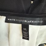 White House | Black Market WHBM Black Sweater with Cream Floral Lace Back & Hem Photo 7