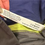 YOGASMOGA COLORBLOCK GRAY BLUE NEON GREEN WORKOUT YOGA LEGGINGS 8 Photo 4