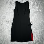 Rena Lange Dress Women Small Black Sheath Career Business‎ Neutral Minimalist Photo 1