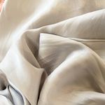 Wild Fable NWOT Shimmery Satin Maxi Dress Strappy Spaghetti Straps Silver Large Photo 3