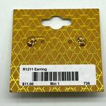 Real Simple RS blue and pave semi circle earrings style number R1211 Photo 7