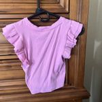 ZARA  pink flare top Photo 1