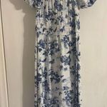 Sim & Sam  Floral blue Long Sundress Photo 1