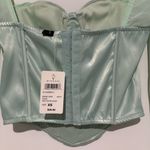 Sage Windsor Sultry Swoon Satin Mesh Corset  green XS‎ Photo 8
