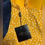 NWT Nip Tuck Swim One Piece Size 6 (US) Marigold Yellow with White Polka Dots Photo 6