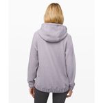 Lululemon Pave New Ways Sweater Womens Large Gray Pave Full Zip Hoodie Photo 1