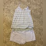 Xhilaration ❤️  Pajama Shorts and Spaghetti Strap Top Set in Gray Photo 2