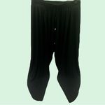 Laundry by Shelli Segal Black Joggers with Side Slits Photo 4