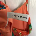 Lucky Brand Orange Tropical Paradise One Piece Swimsuit Size M Photo 11