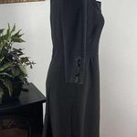 JODIFL Juleh Juleh Animal Print Sheath Dress 10 Wool Silk Square Neckline Flare Dress Photo 6