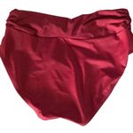 MiracleSuit New.  Pompei Red twist front bikini bottoms. Size 12. Retail $89 Photo 5