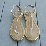 White Mountain  Bedazzled T-Trap Sandals with Cushion Sole Photo 2