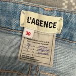 L'Agence L’agence El Matador Slim High Rise Jean Skyfall Size 30 Ripped Raw Hem Stretch Photo 3