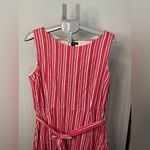 Lands' End  Striped‎ Red Sleeveless Dress size 16 Photo 2