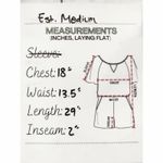 ASTR Navy Floral Sleeveless Romper Womens M V-Neck Summer Weekend Playsuit Photo 11