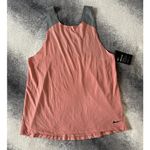 Nike  Dri Fit Breathe Racerback Training Pink Gray Tank Women Size Medium NWT Photo 1