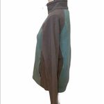 The North Face  fleece M full zip grey/teal jacket. Photo 1