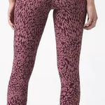 Athleta  Salutation Stash Pocket II Printed 7/8 Tight Womens Pink Cheetah Legging Photo 1