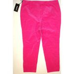 Womens Worth New York Pants High Waist Pink Office 12 NWT $298 Ankle Corduroy Photo 3