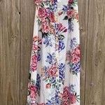 Crystal‎ Sky Womens White Floral Summer Dress Spring Summer Long Size 3 Junior Photo 0