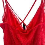 Lovers + Friends  Women’s M Levesque Lace Mini Dress Red Romantic Cocktail‎ New Photo 8