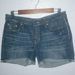 BKE  Payton 28 Dark Wash Stitched Pocket Jeans Shorts Photo 0