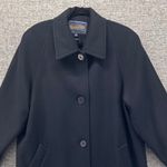 Pendleton Womans Wool Coat Size 16 Classic Button Front Overcoat USA Made Photo 2