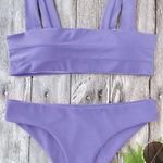 Zaful Light Purple Bathing suit  Photo 0