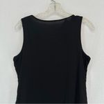 NWT Man Tian Sequence Sleeveless Mini Dress Swirl Small Black Photo 7